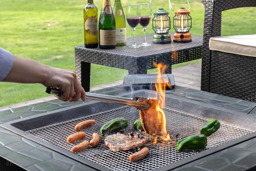 BBQの様子